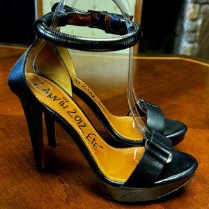 Lanvin Black Platform Heels
